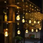 ریسه ال ای دی پرده ای تولد توپی بزرگ