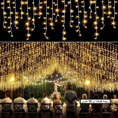 ریسه خوشه ای 10 متری مادگی دار با 40آویز