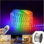 ریسه هفت رنگ RGB ریموت دار ضدآب 5 متری