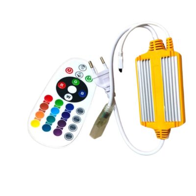 ریموت کنترل ریسه شلنگی rgb فلزی باکیفیت
