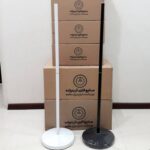 چراغ مطالعه گیره دار کریم زاده با پایه بلند 1.5 متری