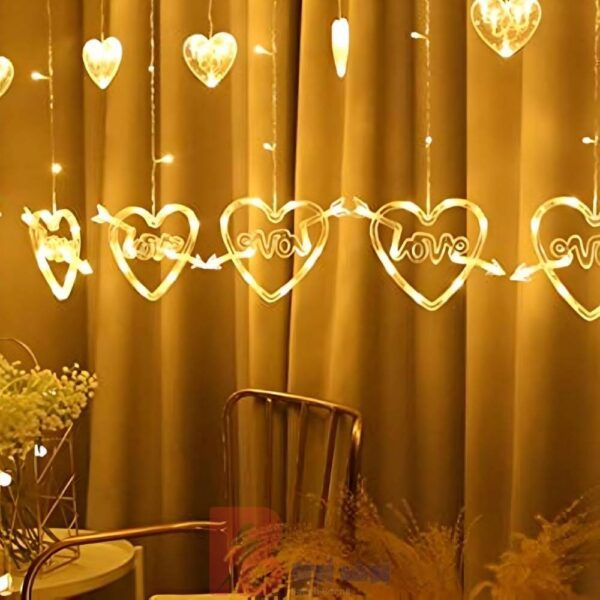 ریسه پرده ای ال ای دی Love
