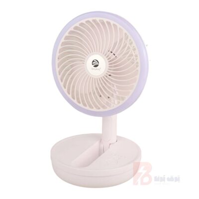 پنکه رومیزی شارژی دیپکینگ چراغ دار DK-122