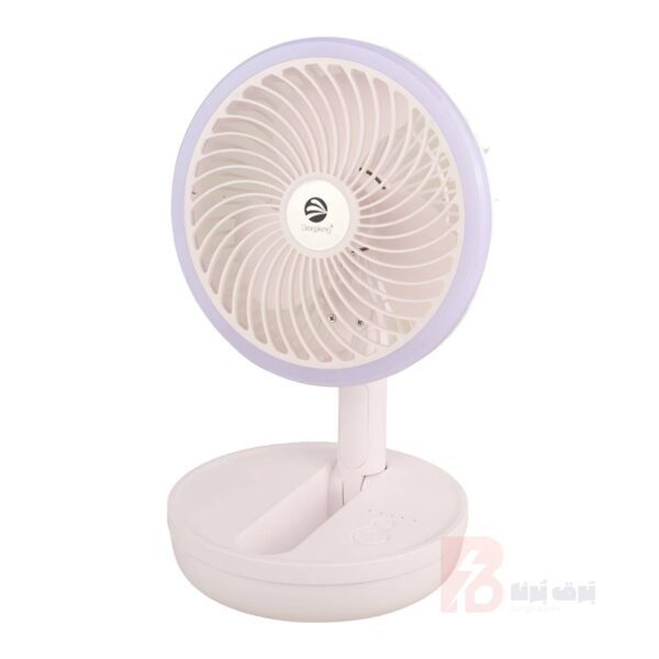 پنکه رومیزی شارژی دیپکینگ چراغ دار DK-122