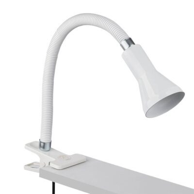 چراغ مطالعه گیره ای کریم زاده CL-115 سفید