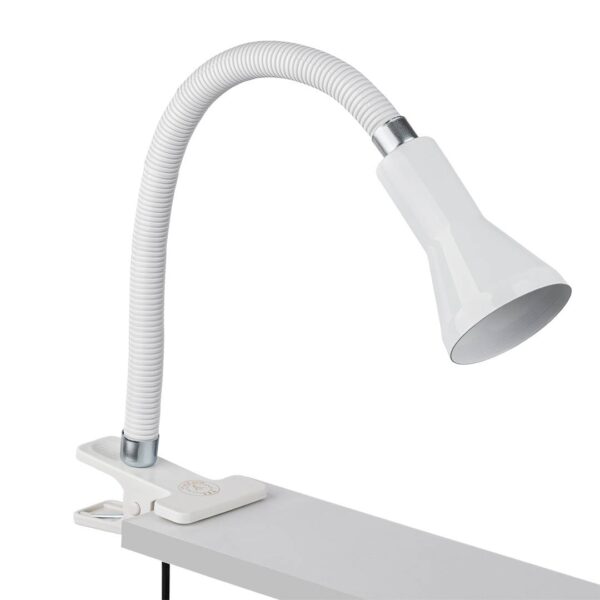 چراغ مطالعه گیره ای کریم زاده CL-115 سفید