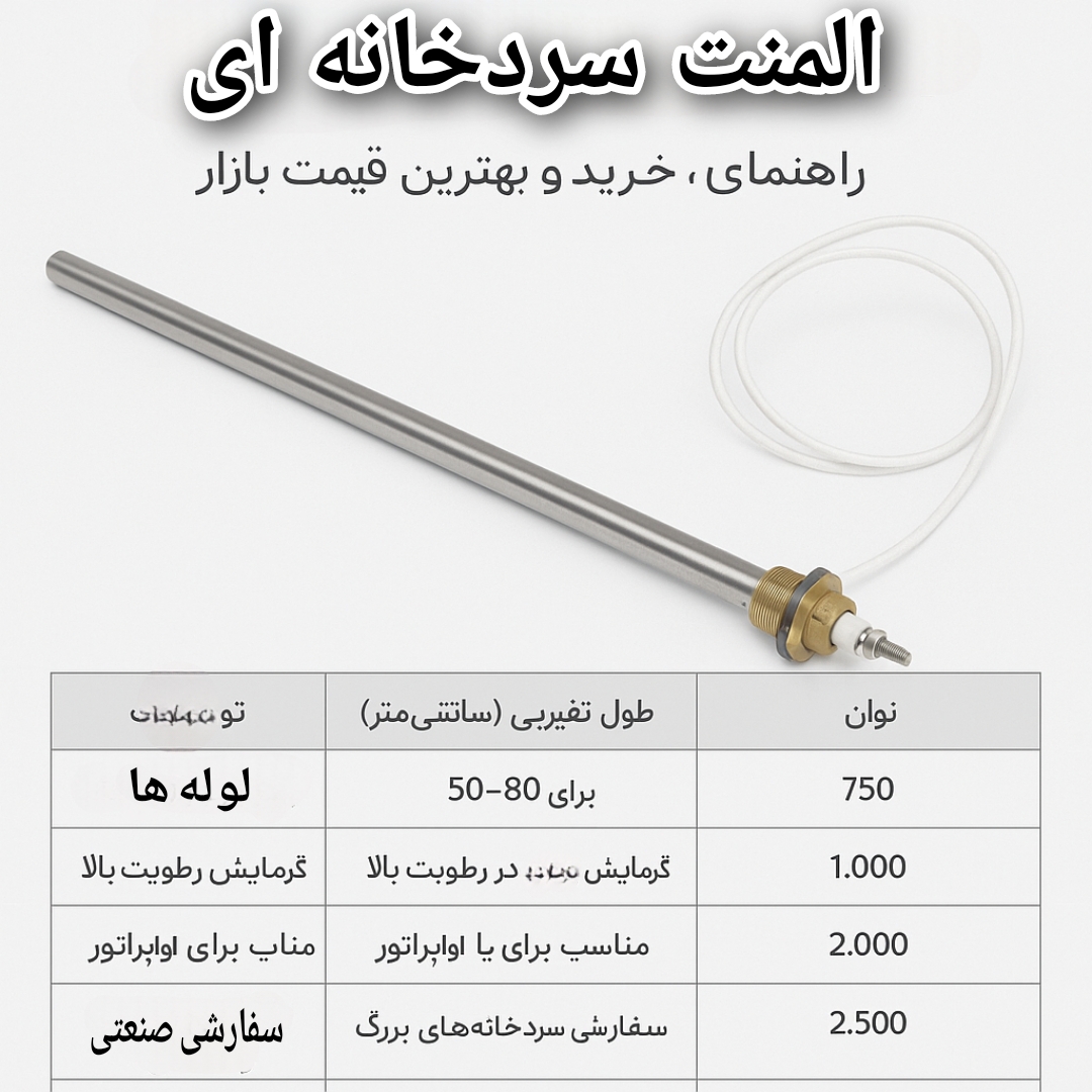 المنت سردخانه ای+راهنمای خرید و قیمت روز بازار