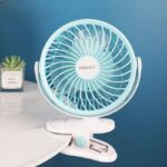 پنکه شارژی گیره دار ویداسی WD-225 قابلیت گردش به هر جهت