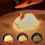 چراغ خواب سیلیکونی طرح خرگوش