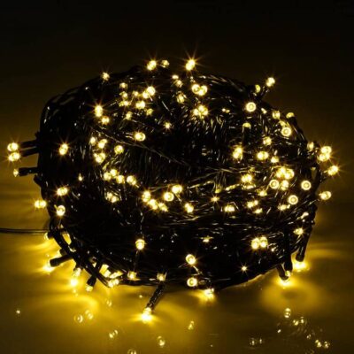 ریسه سوزنی LED طول 50 متر سیم مشکی مادگی دار
