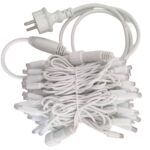 ریسه سوزنی ضدآب واترپروف 10 متری سیم سفید و مشکی