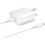 شارژر سامسونگ 25 وات سه پین با کابل اصلی