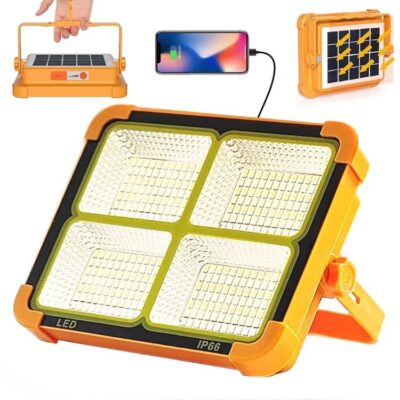 پروژکتور LED کیانگ شارژی خورشیدی (سولار) اضطراری ضد آب