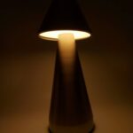 آباژور رومیزی شارژی قارچی لمسی 3 حالت