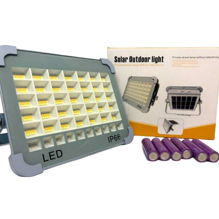 پروژکتور خورشیدی 200 وات 6 باتری پروژکتور خورشیدی 200 وات 6 باتری