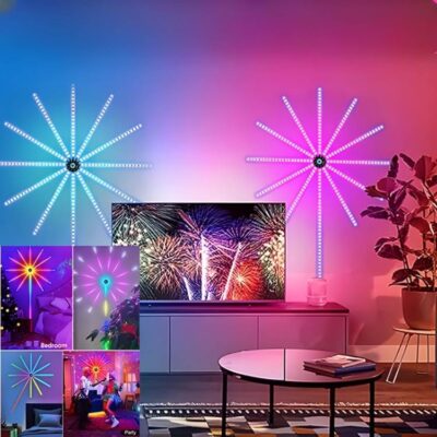 ریسه هوشمند RGB آی سی دار طرح آتش بازی