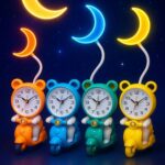 چراغ مطالعه ساعت دار فانتزی طرح موتور - Image 2