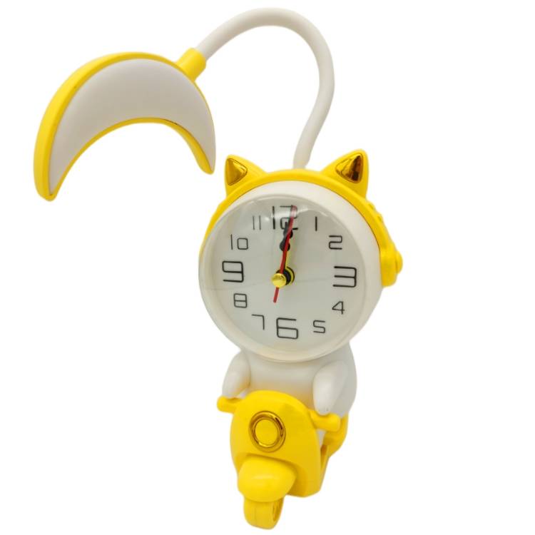 چراغ مطالعه ساعت دار فانتزی طرح موتور چراغ مطالعه ساعت دار فانتزی طرح موتور