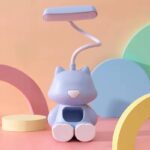 چراغ مطالعه فانتزی طرح گربه و استند گوشی