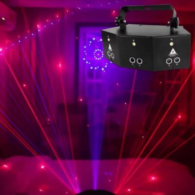رقص نور لیزری حرفه ای مدل 9 چشم