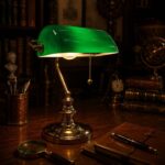 قیمت چراغ مطالعه قدیمی سبز