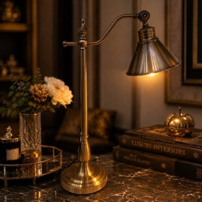 چراغ مطالعه کلاسیک گلد مدل BRASS