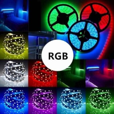 ریسه شلنگی ال ای دی RGB هفت رنگ 50 متری